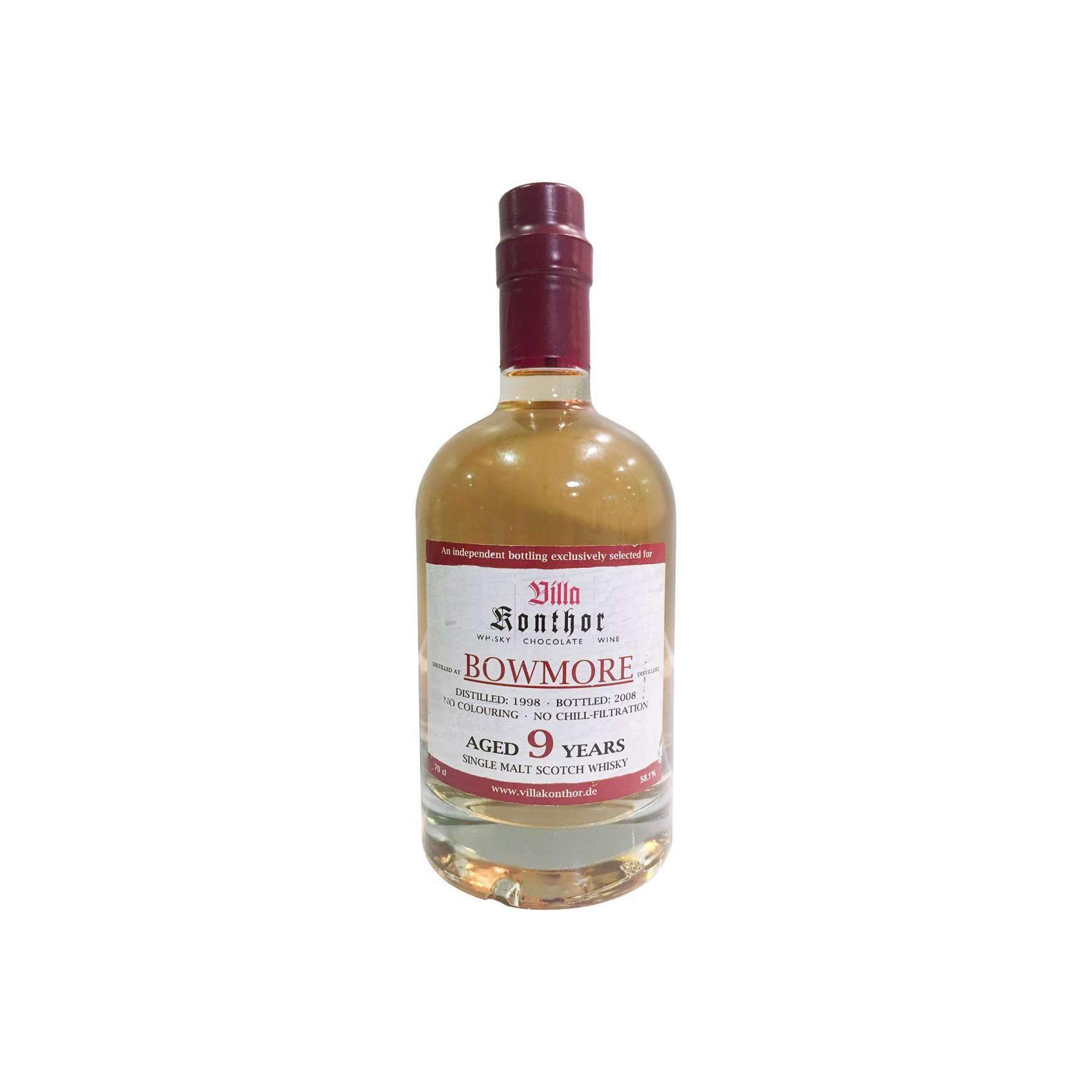 Bowmore 1998 9 Years Single Malt Whisky