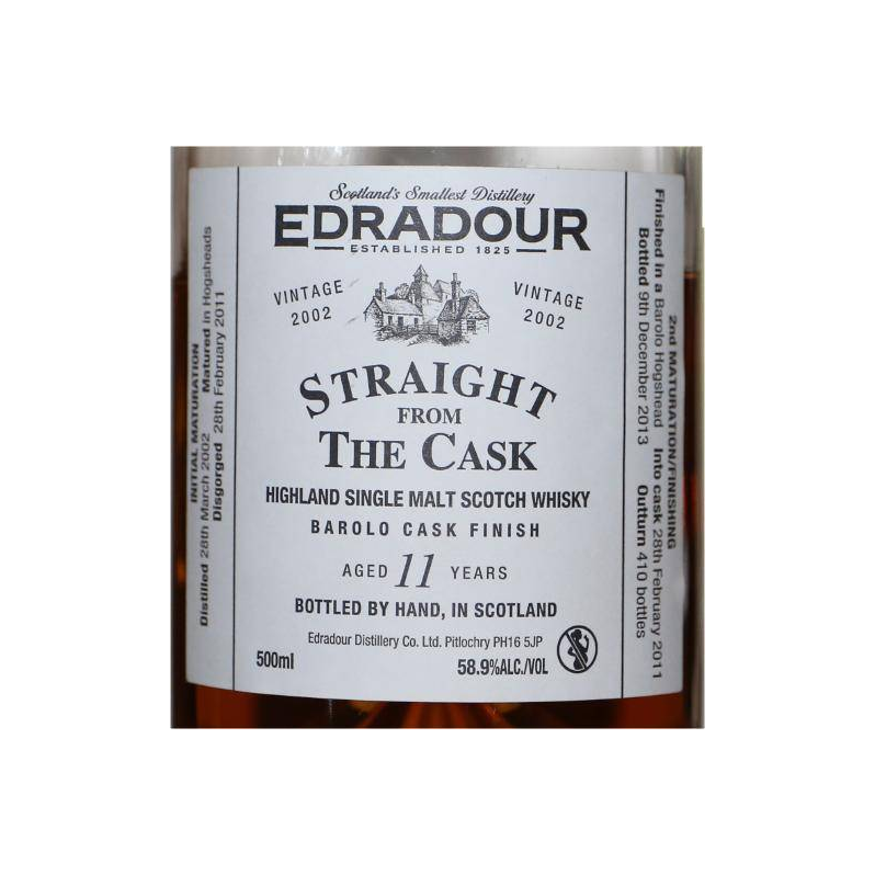 Edradour 2002 11 Years Single Malt Whisky 2