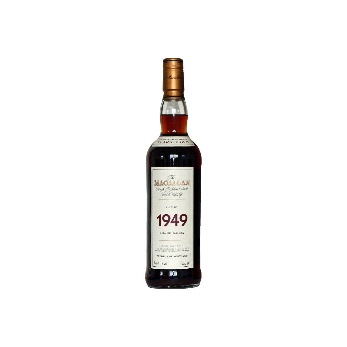 The Macallan 1949 52 Years Single Malt Whisky