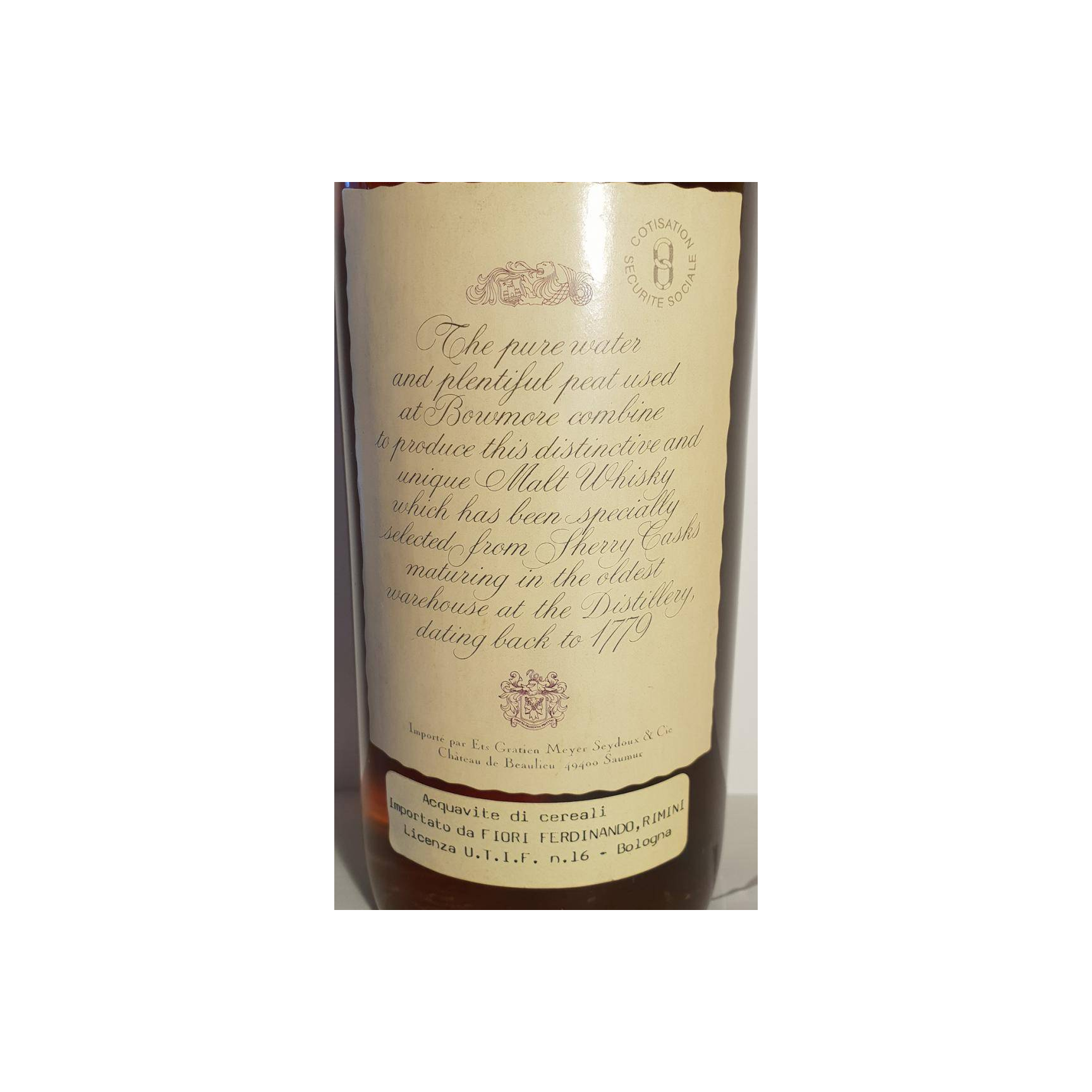 Bowmore 1963 Single Malt Whisky 2
