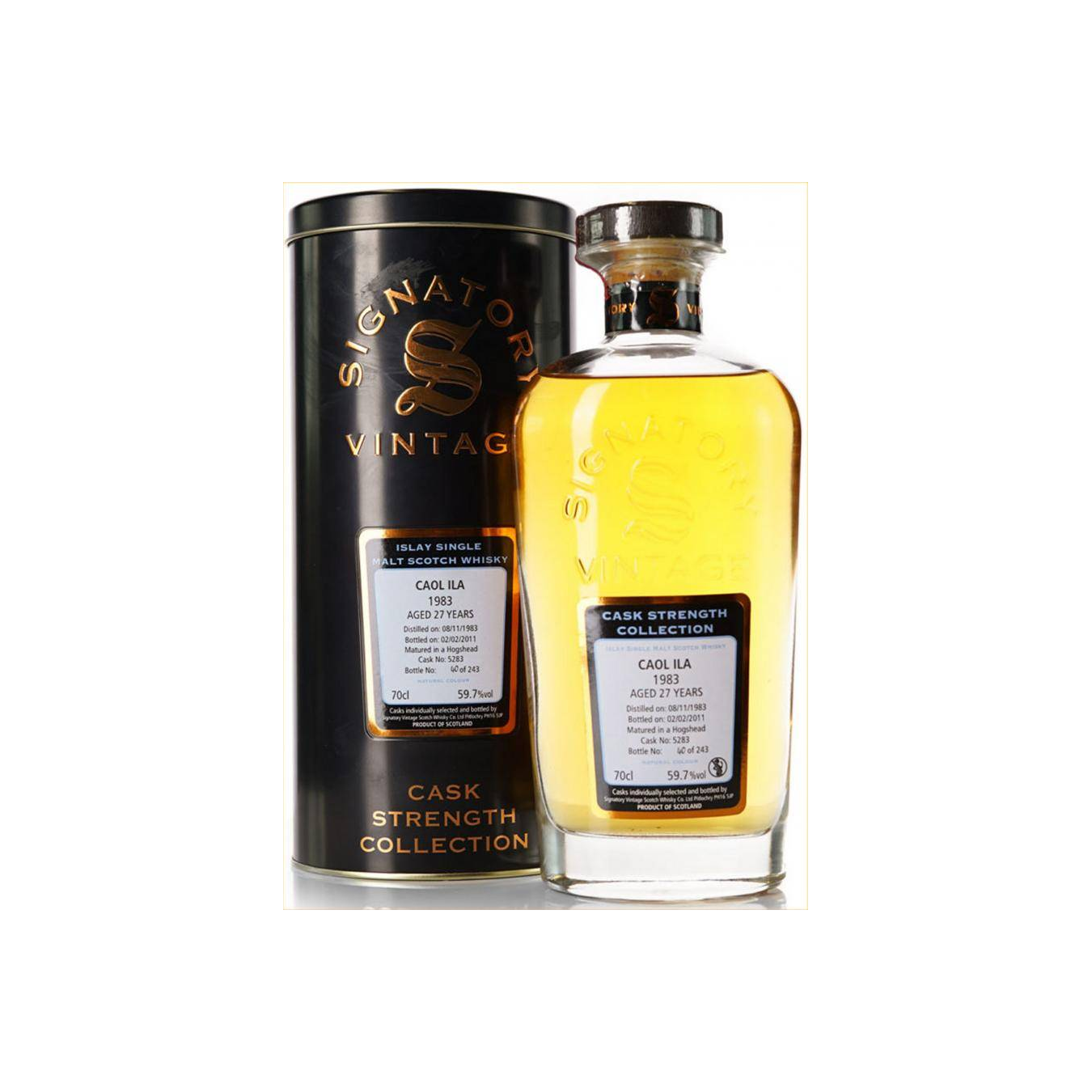 Caol Ila Cask Strength Collection 1983 27 Years Single Malt Whisky 2