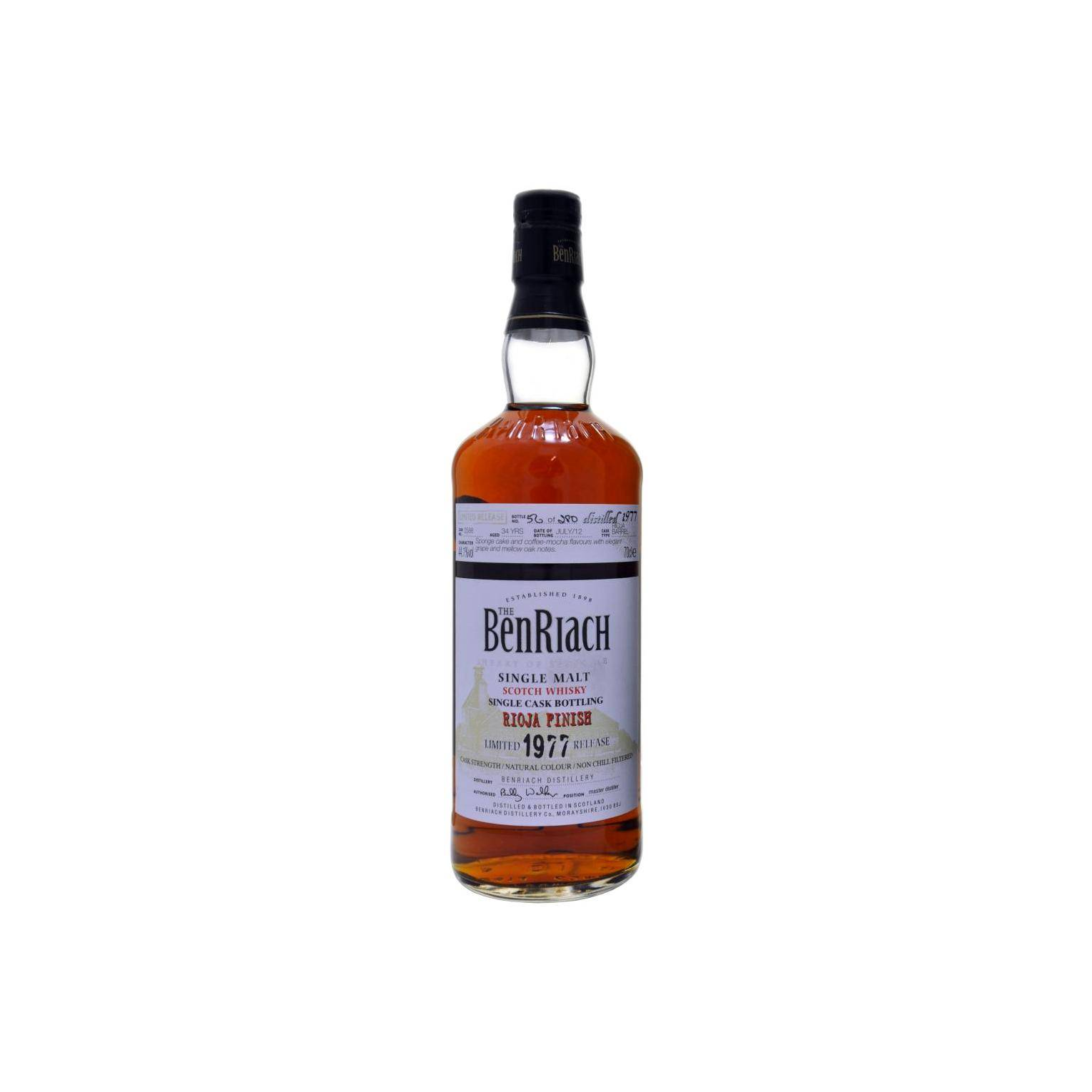 BenRiach 1977 34 Years Single Malt Whisky