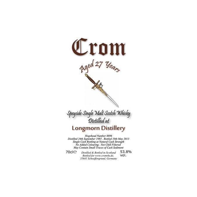 Longmorn Single Cask 1985 27 Years Single Malt Whisky