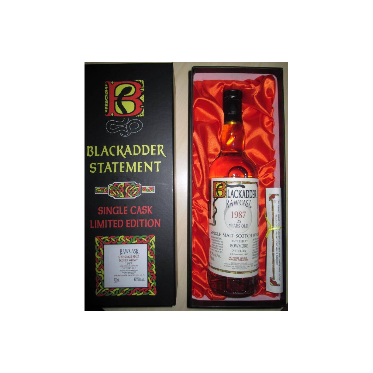 Bowmore Raw Cask 1987 25 Years Single Malt Whisky 2