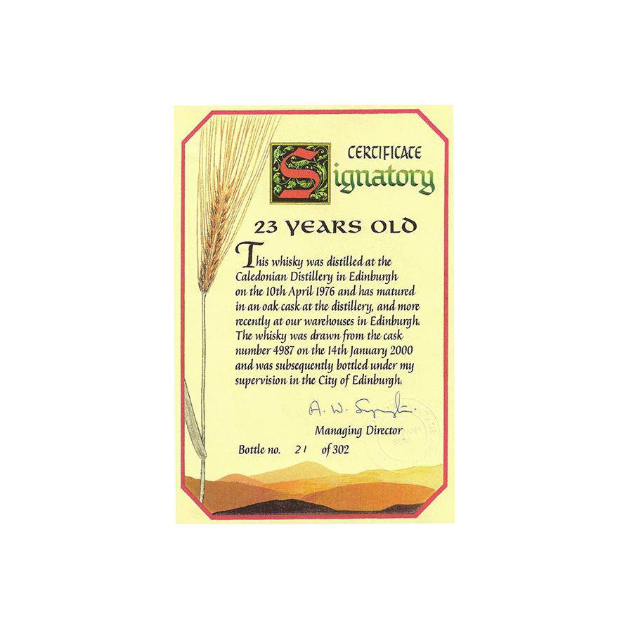 Caledonian Vintage Collection - Dumpy 1976 23 Years Single Grain Whisky 3