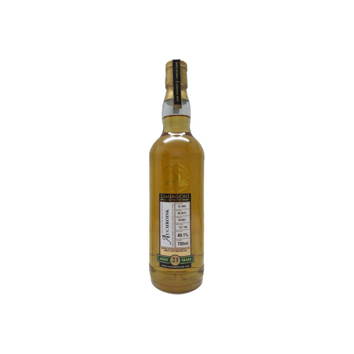 Auchroisk Dimensions 1991 21 Years Single Malt Whisky