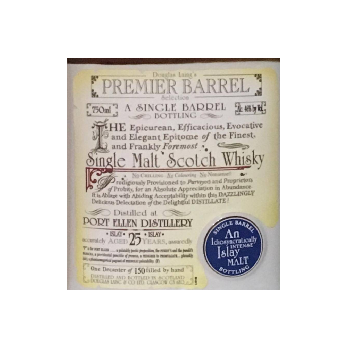 Port Ellen 25 Years Single Malt Whisky 2