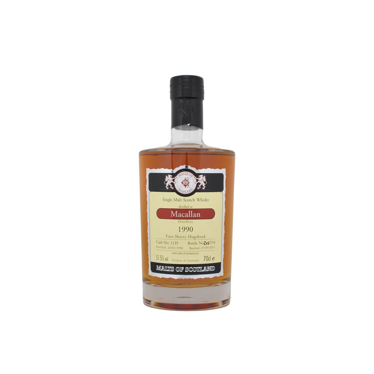 The Macallan 1990 21 Years Single Malt Whisky