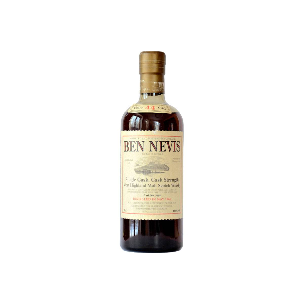 Ben Nevis 1966 44 Years Single Malt Whisky