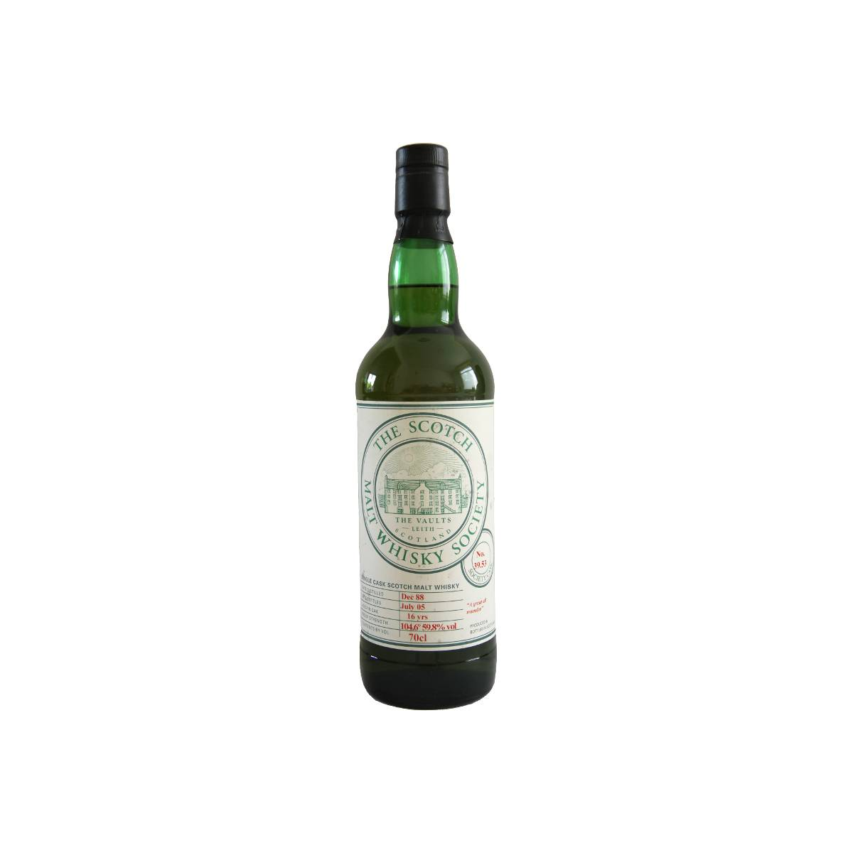 The Scotch Malt Whisky Society 1988 16 Years Single Malt Whisky