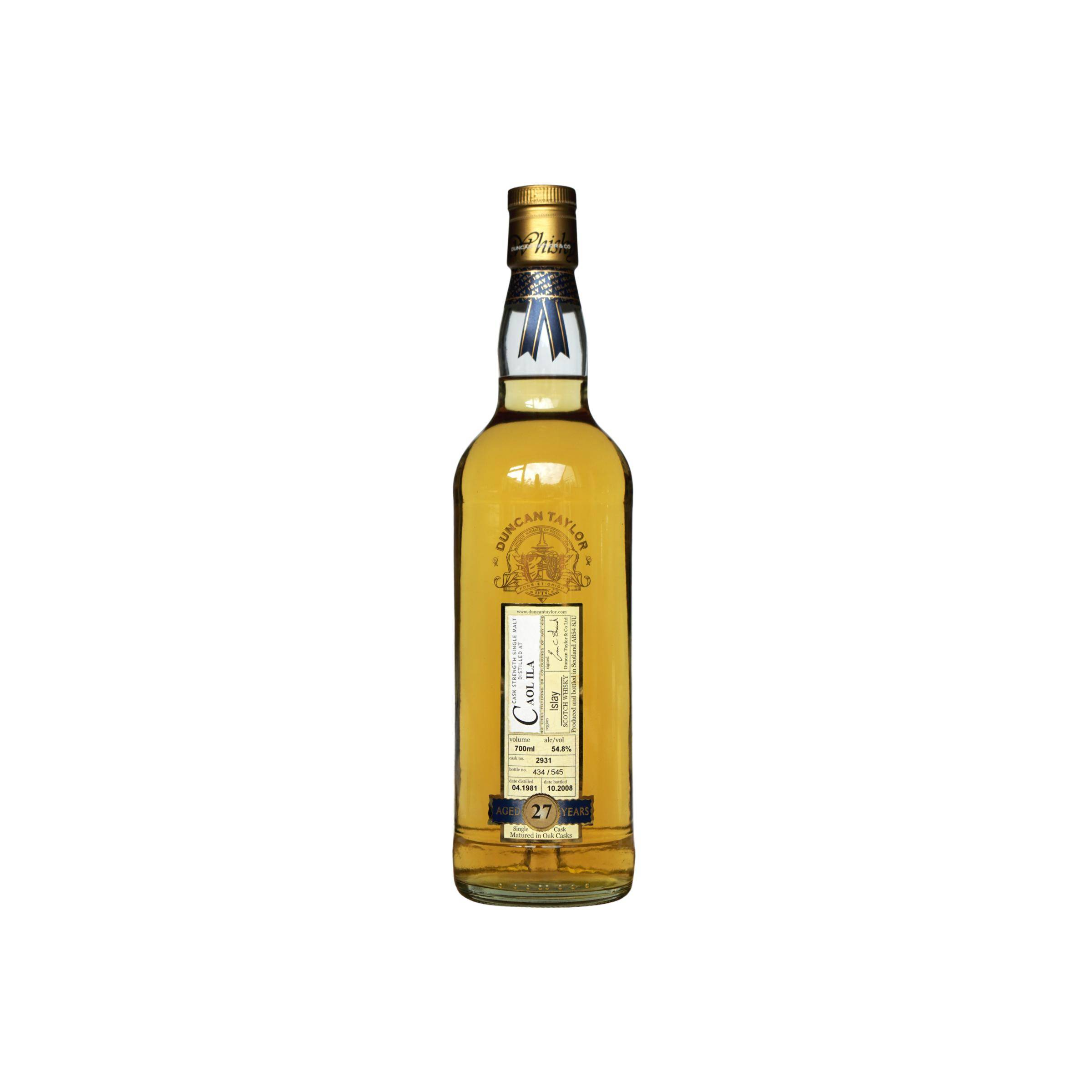 Caol Ila Rare Auld 1981 27 Years Single Malt Whisky