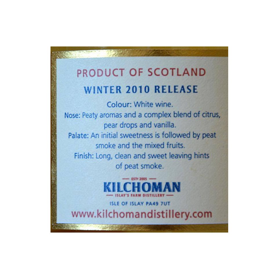Kilchoman 3 Years Single Malt Whisky 3