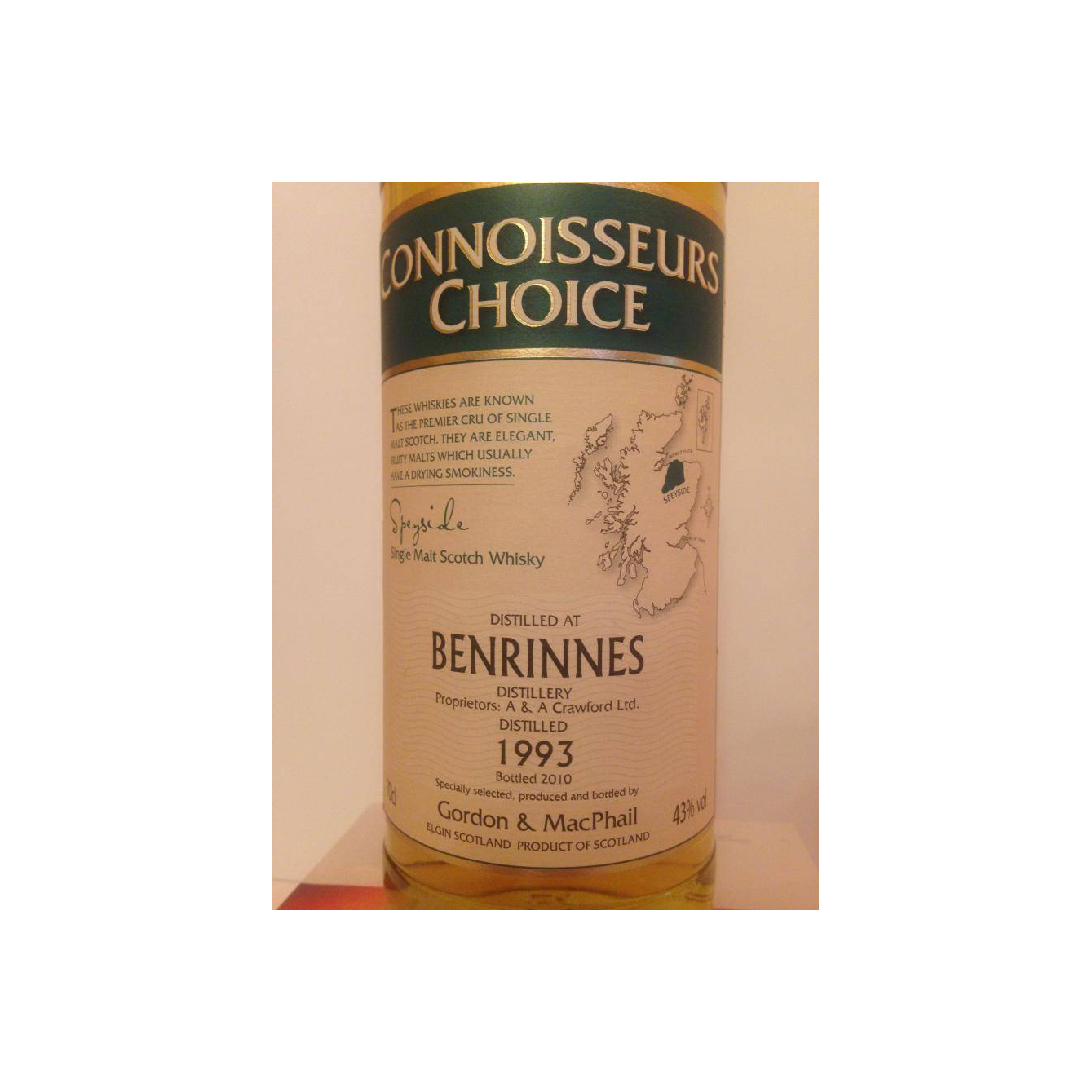 Benrinnes Connoisseurs Choice 1993 17 Years Single Malt Whisky 3