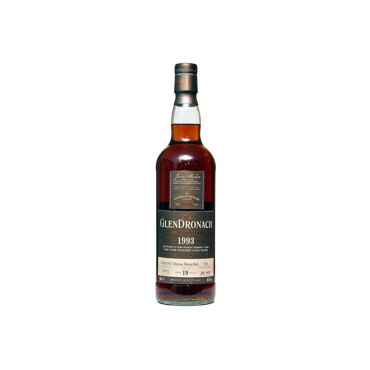 GlenDronach Single Cask 1993 19 Years Single Malt Whisky