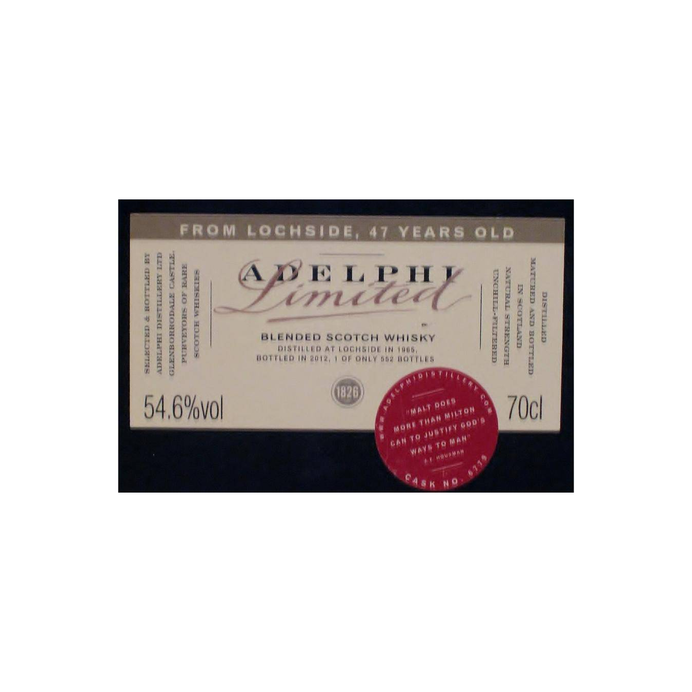 Lochside 1965 47 Years Blended Whisky 2