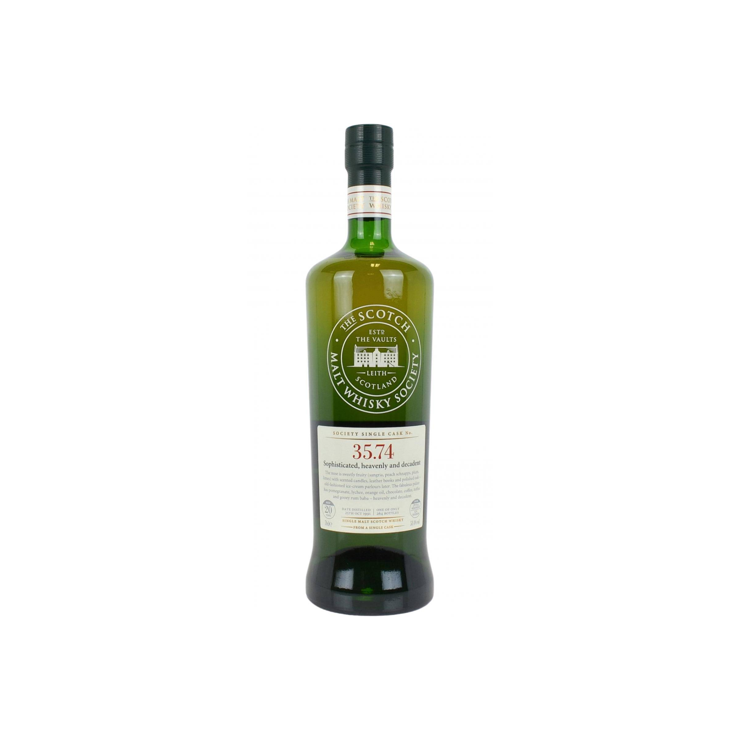 The Scotch Malt Whisky Society 1991 20 Years Single Malt Whisky
