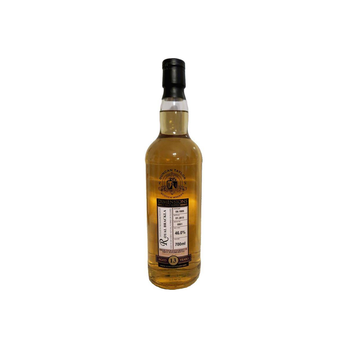 Royal Brackla Dimensions 1999 13 Years Single Malt Whisky