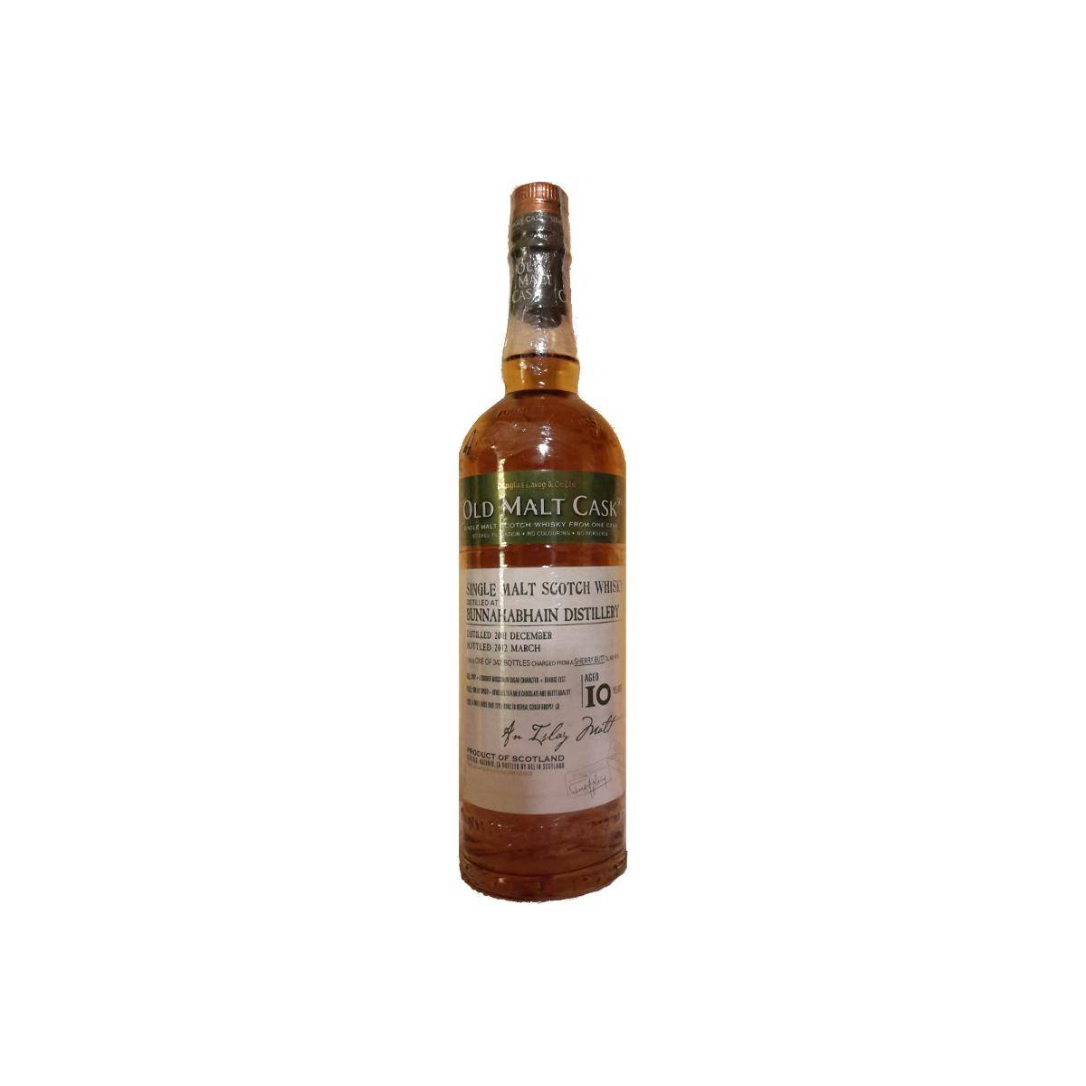 Bunnahabhain Old Malt Cask 2001 10 Years Single Malt Whisky