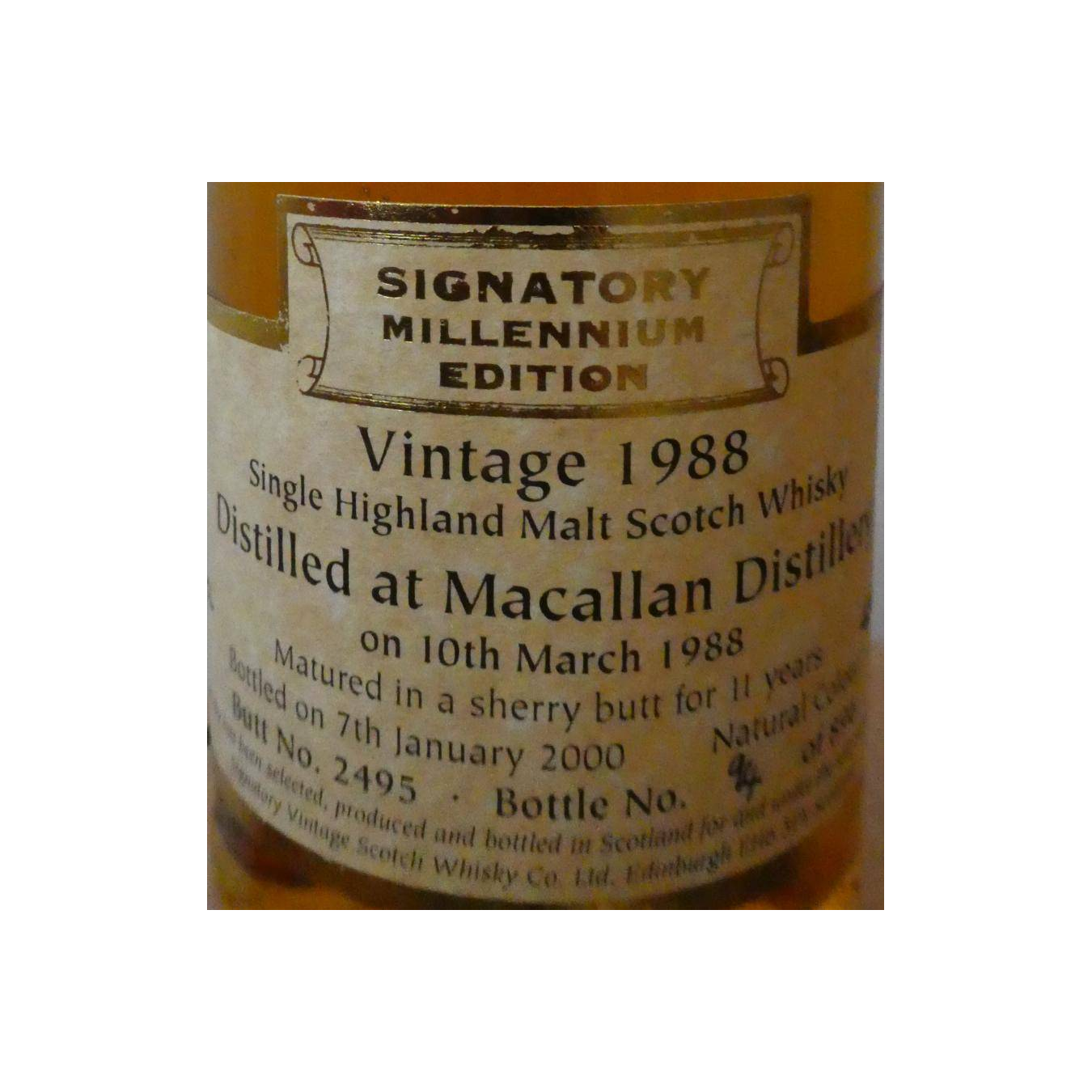 The Macallan 1988 11 Years Single Malt Whisky 3