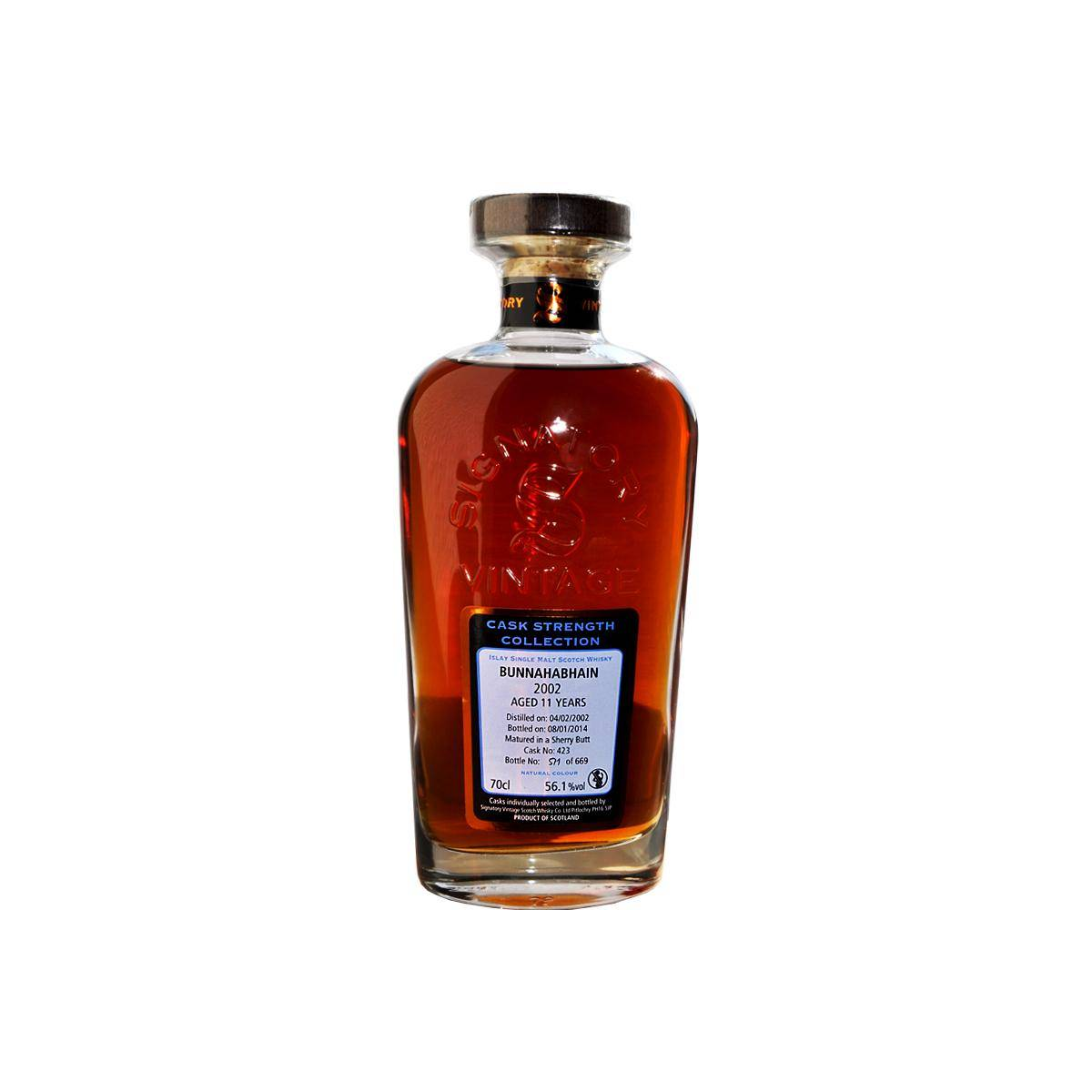 Bunnahabhain Cask Strength Collection 2002 11 Years Single Malt Whisky