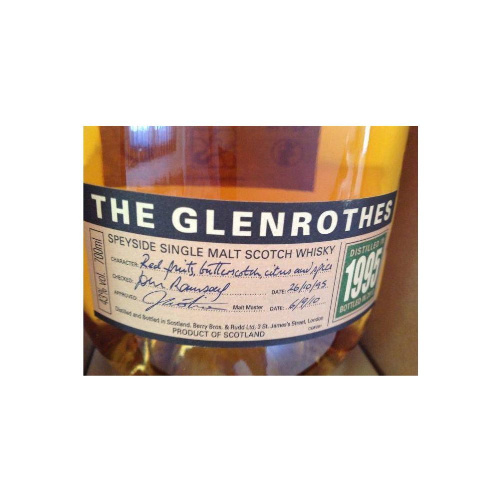 The Glenrothes 1995 17 Years Single Malt Whisky 3