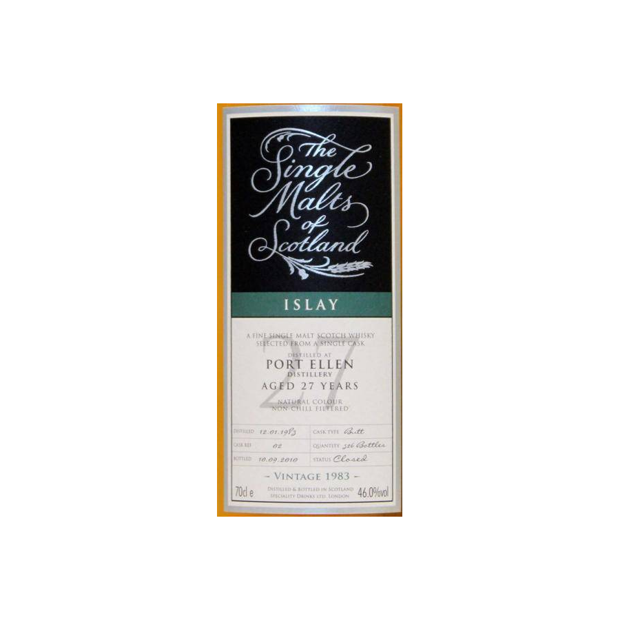 Port Ellen The Single Malts of Scotland 1983 27 Years Single Malt Whisky 2