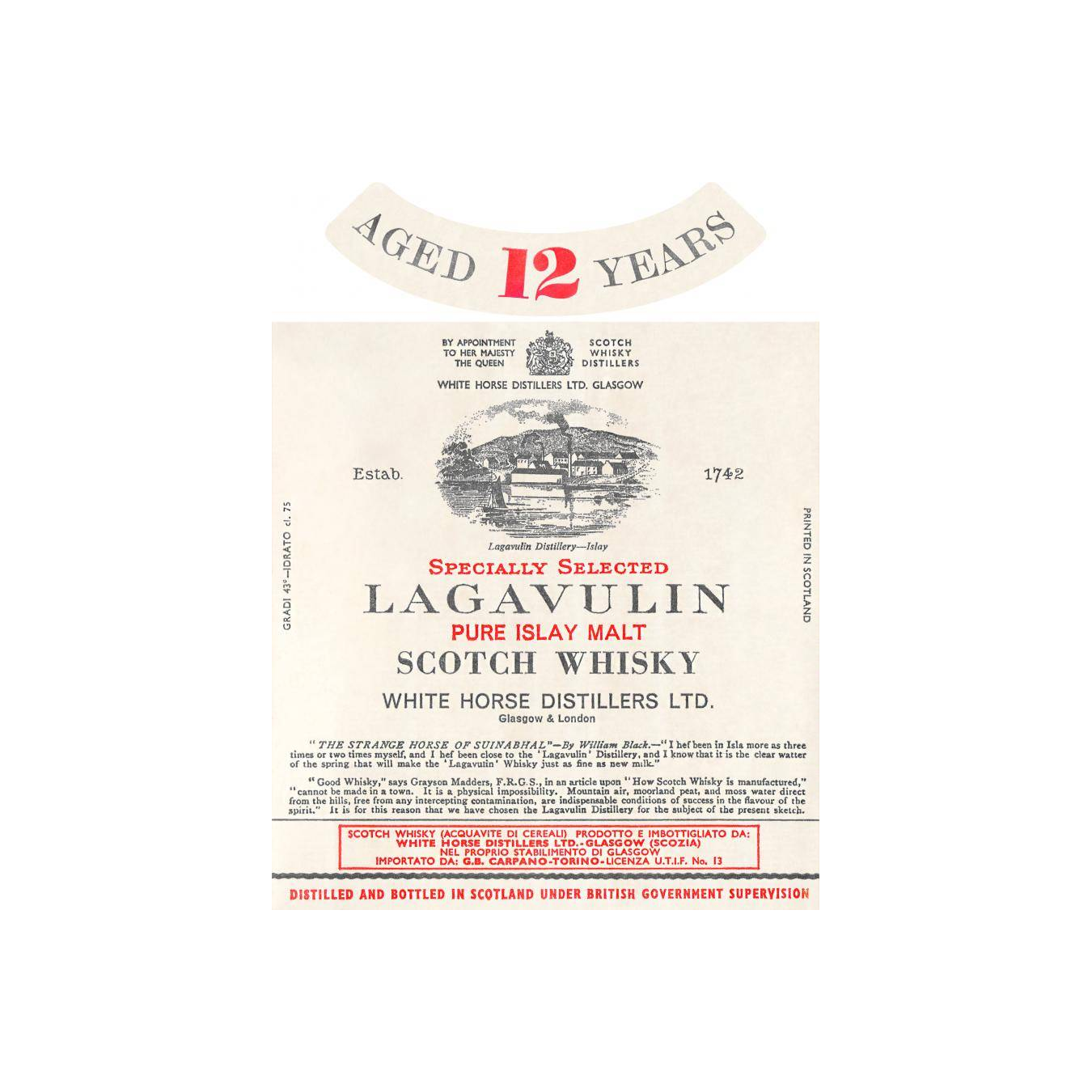 Lagavulin 12 Years Single Malt Whisky 2
