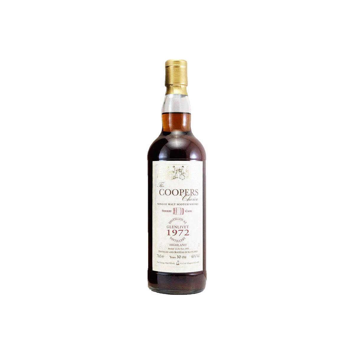 The Glenlivet The Cooper's Choice 1972 30 Years Single Malt Whisky