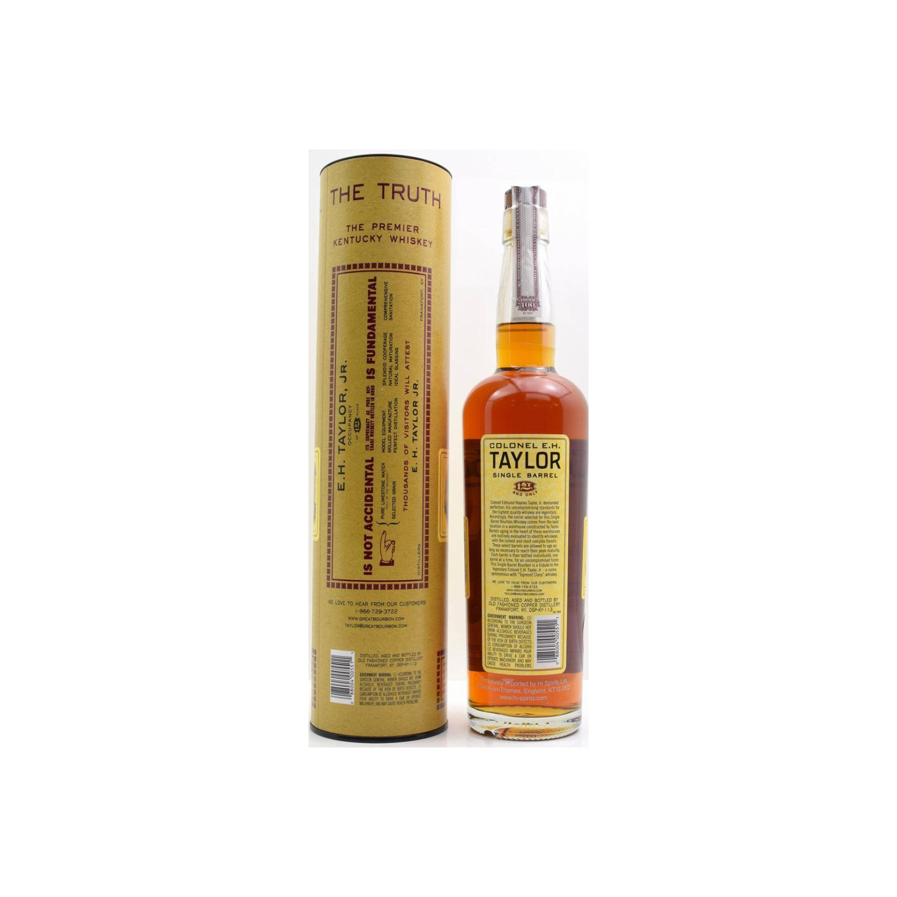Colonel E.H. Taylor Single Barrel 3