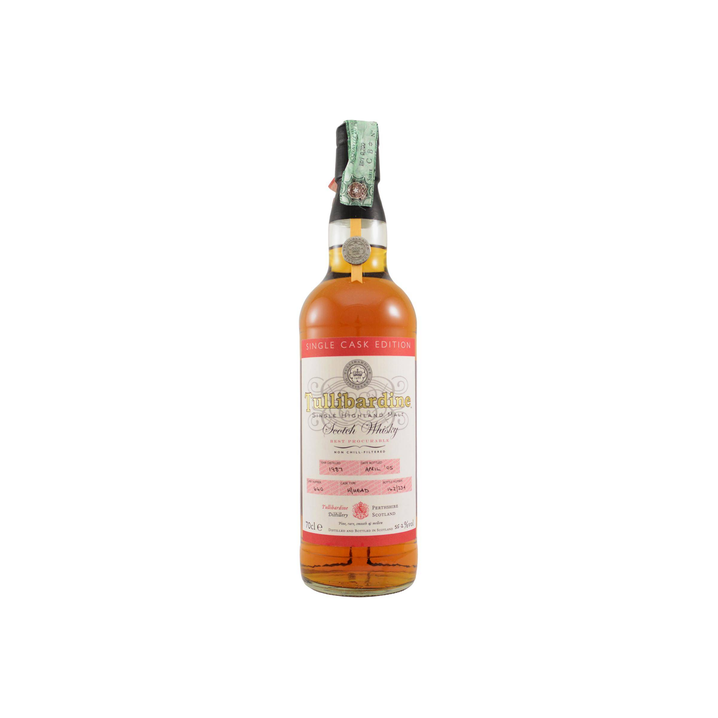 Tullibardine 1987 17 Years Single Malt Whisky