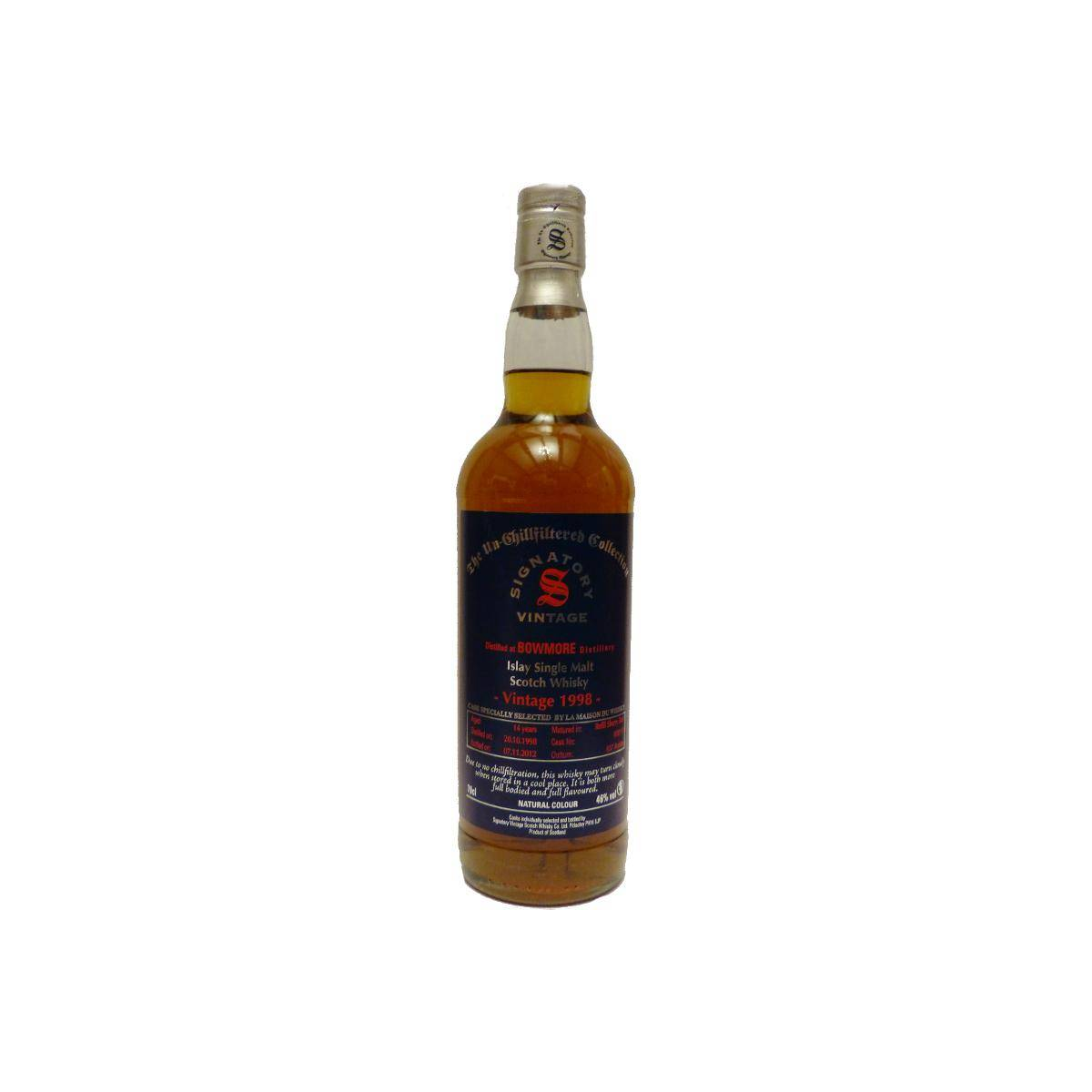 Bowmore The Un-Chillfiltered Collection 1998 14 Years Single Malt Whisky