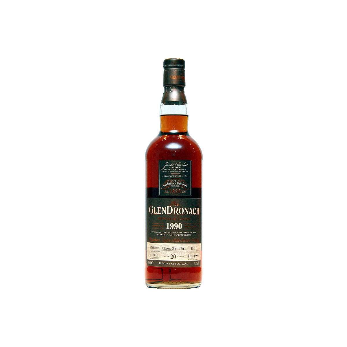 GlenDronach Single Cask 1990 20 Years Single Malt Whisky