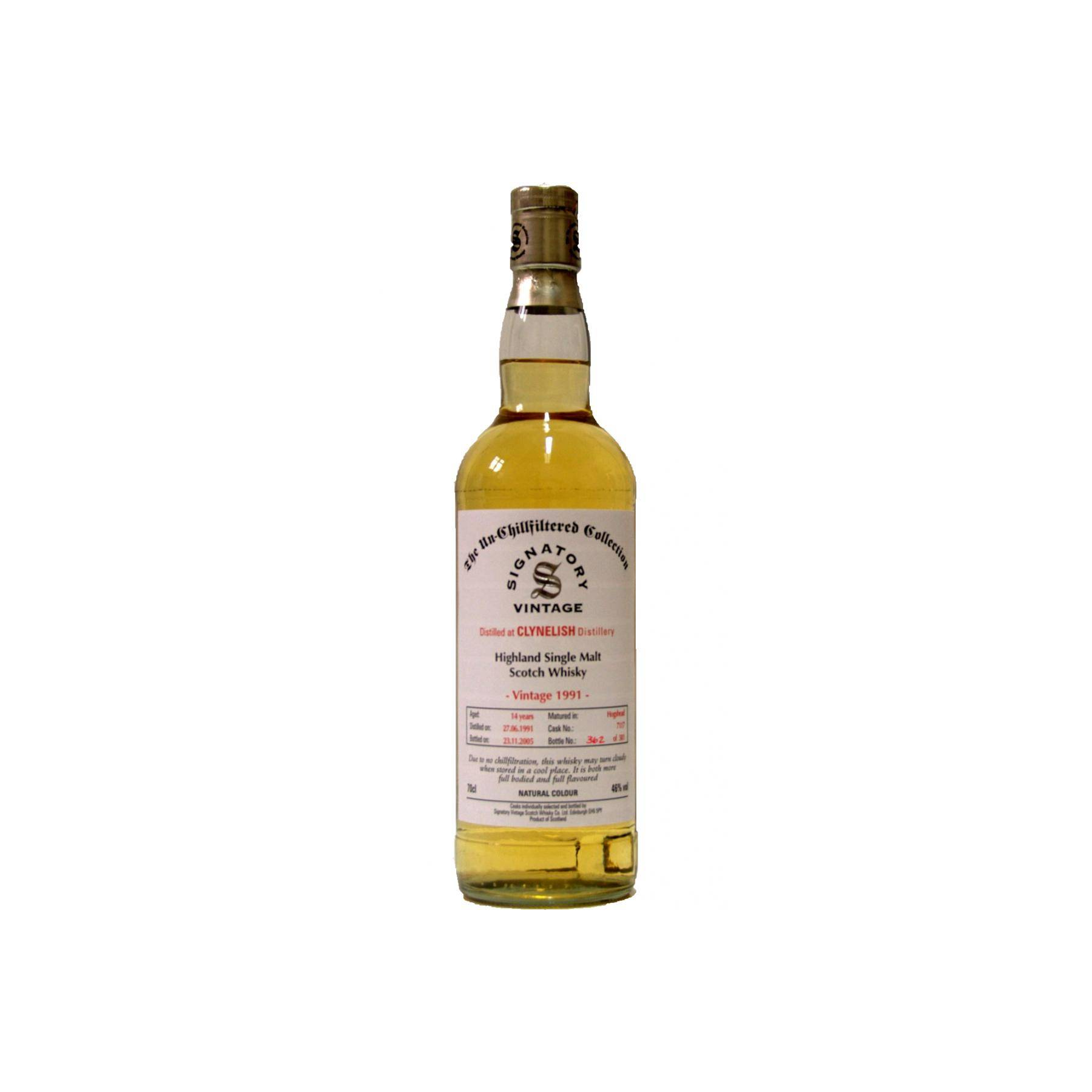 Clynelish The Un-Chillfiltered Collection 1991 14 Years Single Malt Whisky