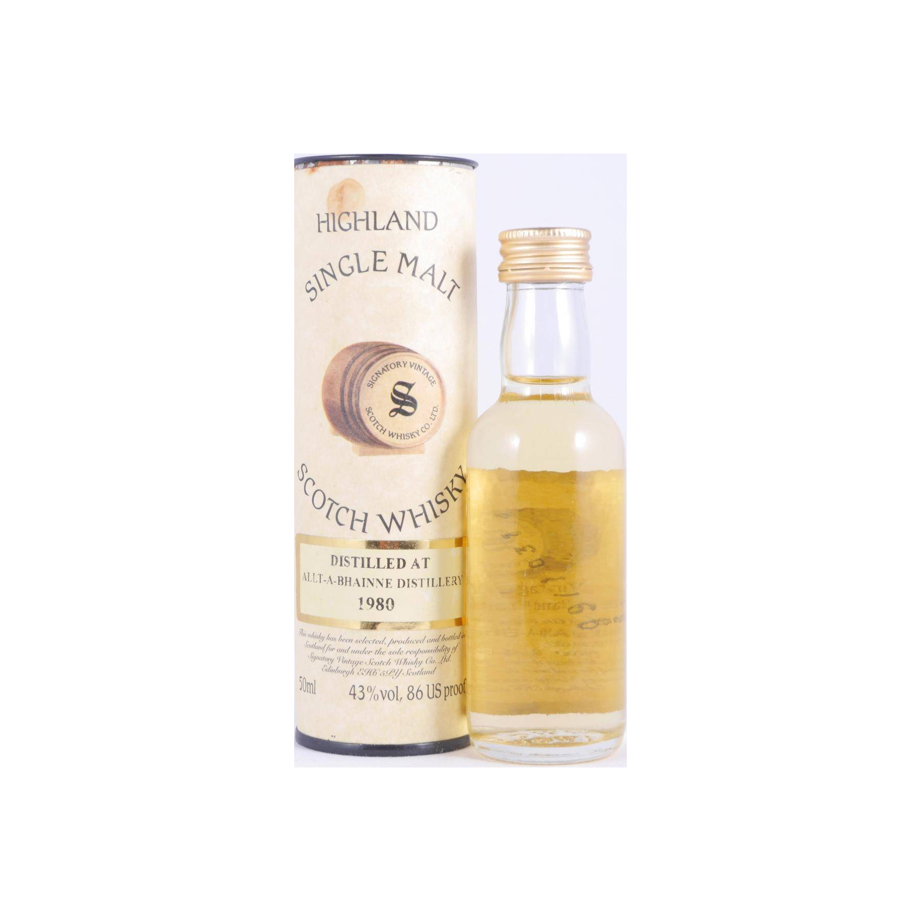 Allt-A-Bhainne Vintage Collection 1980 18 Years Single Malt Whisky 3