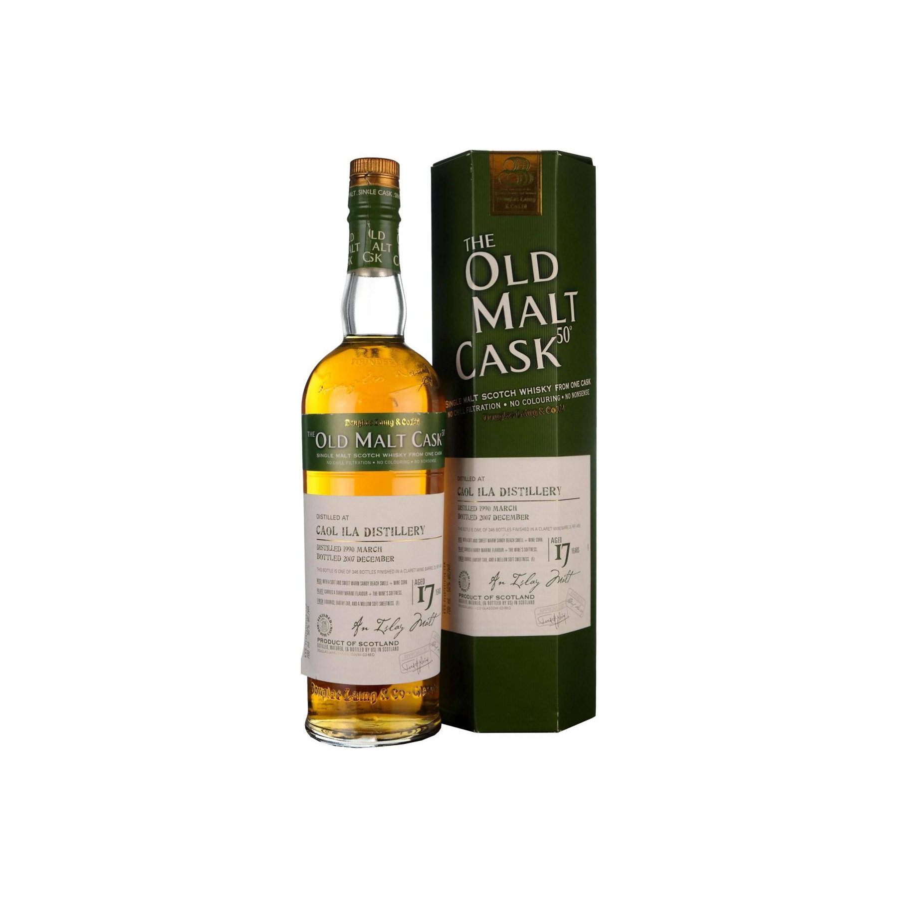 Caol Ila Old Malt Cask 1990 17 Years Single Malt Whisky 2