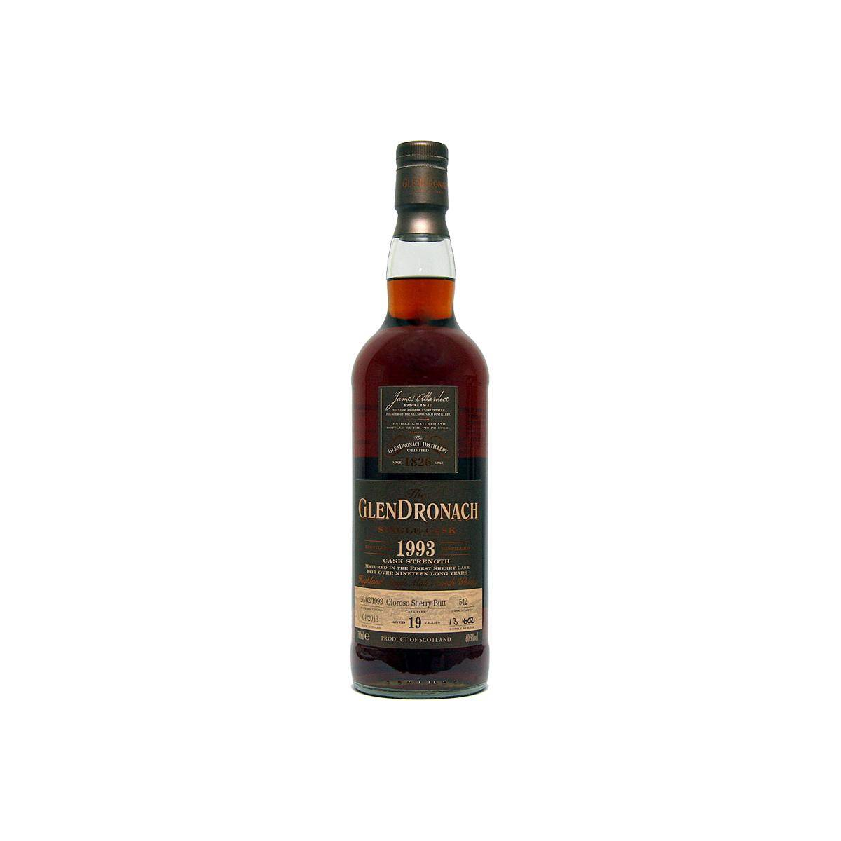 GlenDronach Single Cask 1993 19 Years Single Malt Whisky