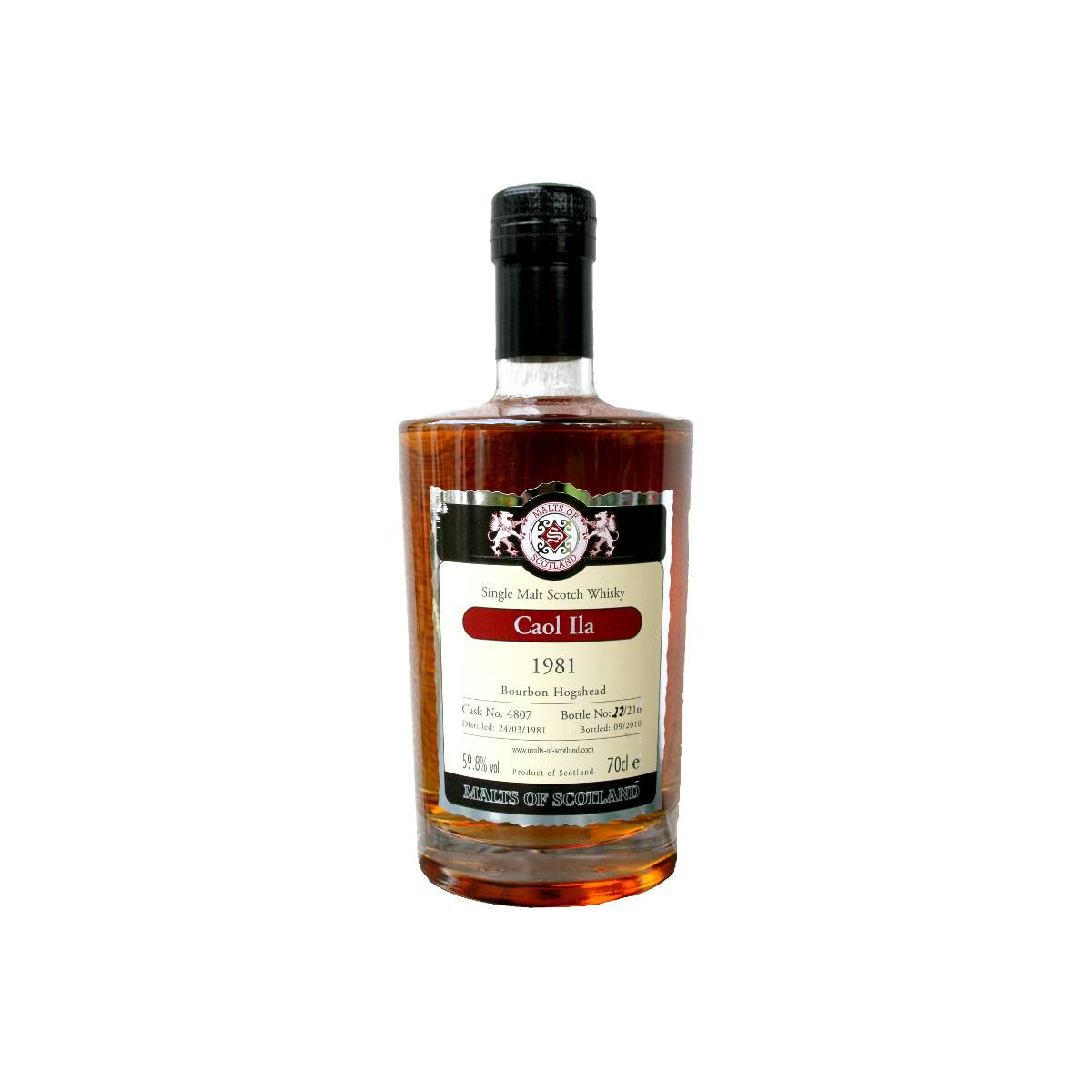 Caol Ila 1981 29 Years Single Malt Whisky