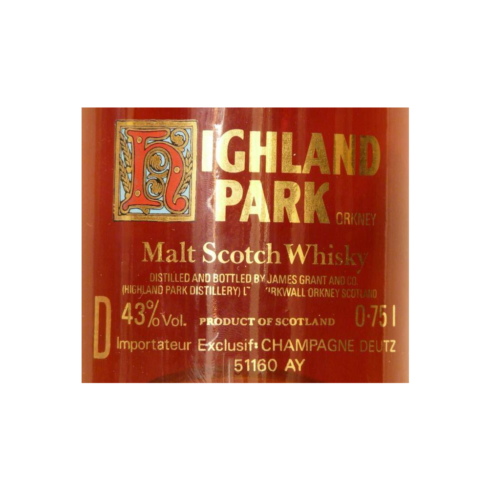Highland Park 12 Years Single Malt Whisky