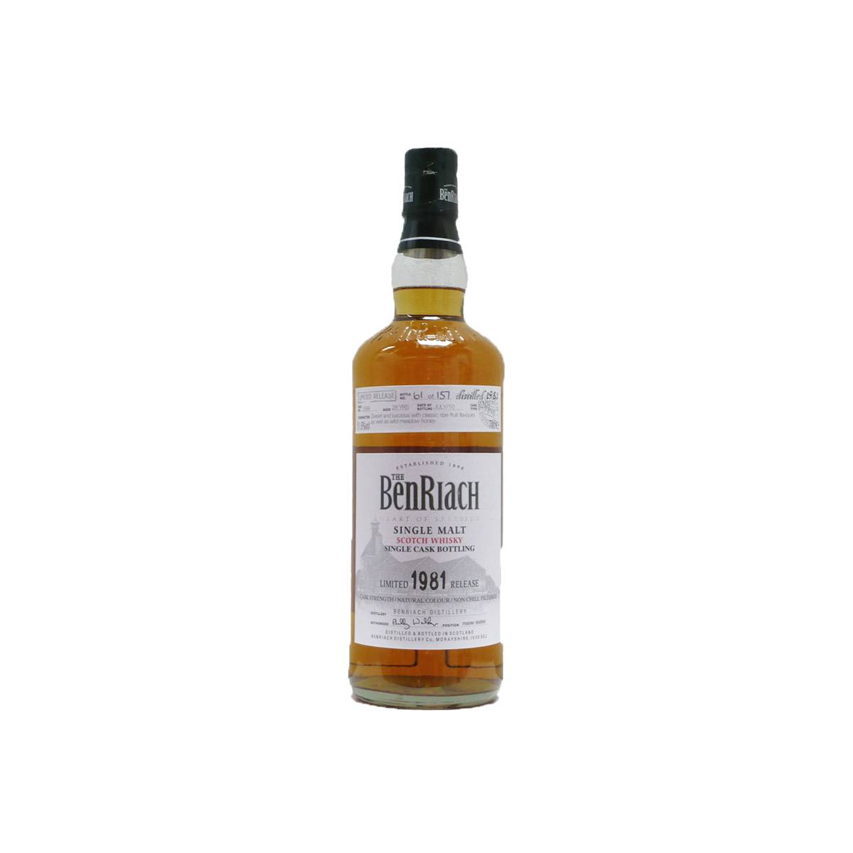BenRiach 1981 28 Years Single Malt Whisky
