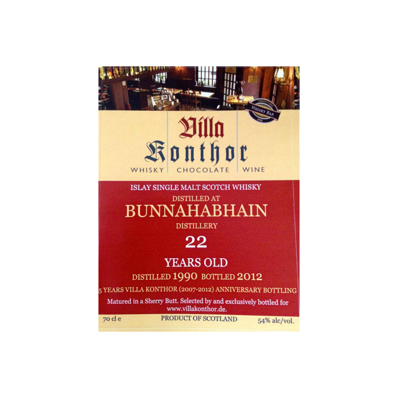 Bunnahabhain 1990 22 Years Single Malt Whisky 2