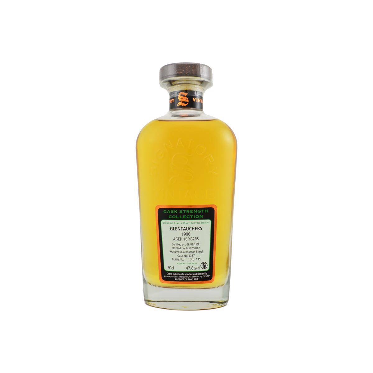 Glentauchers Cask Strength Collection 1996 16 Years Single Malt Whisky