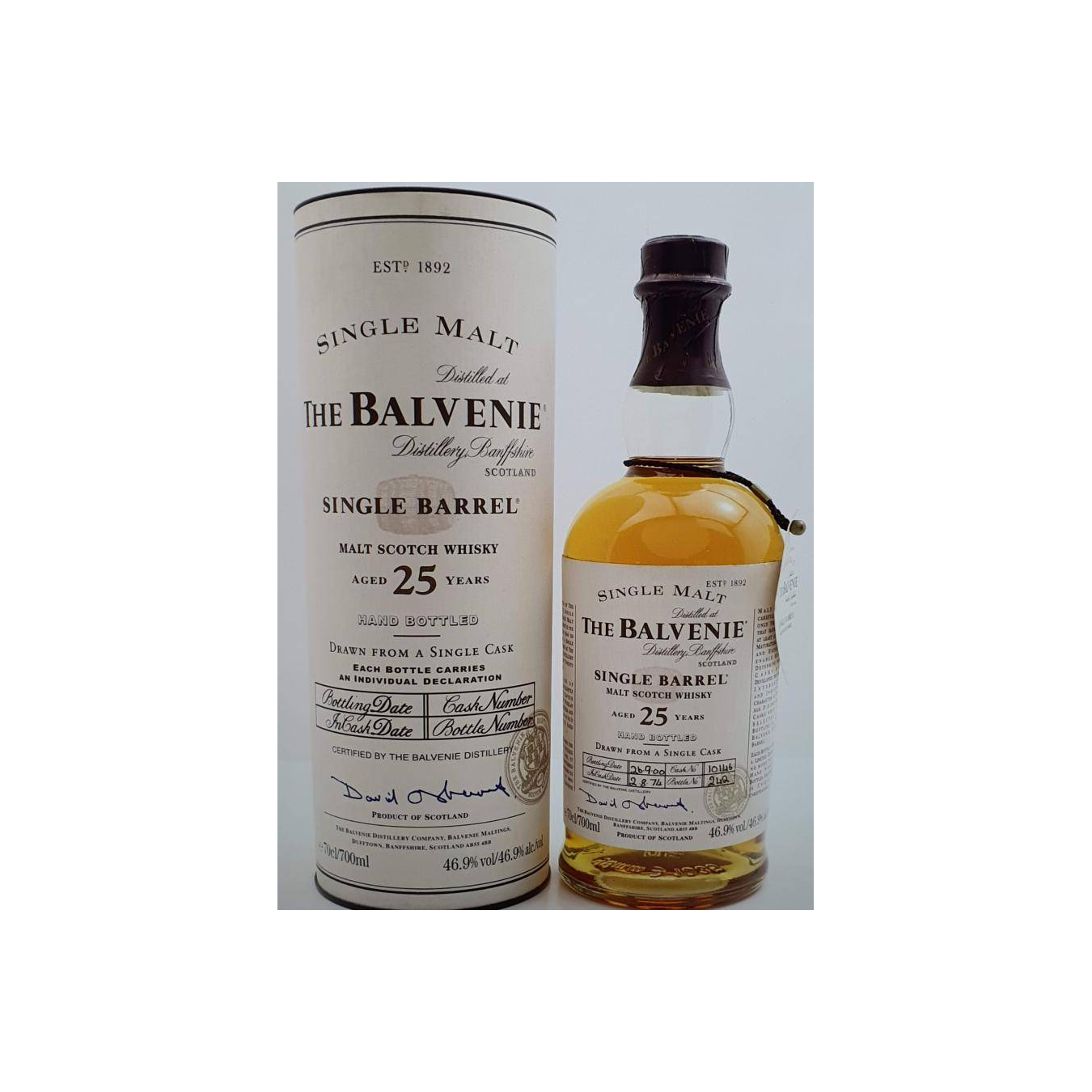 The Balvenie Single Cask 1974 25 Years Single Malt Whisky 2