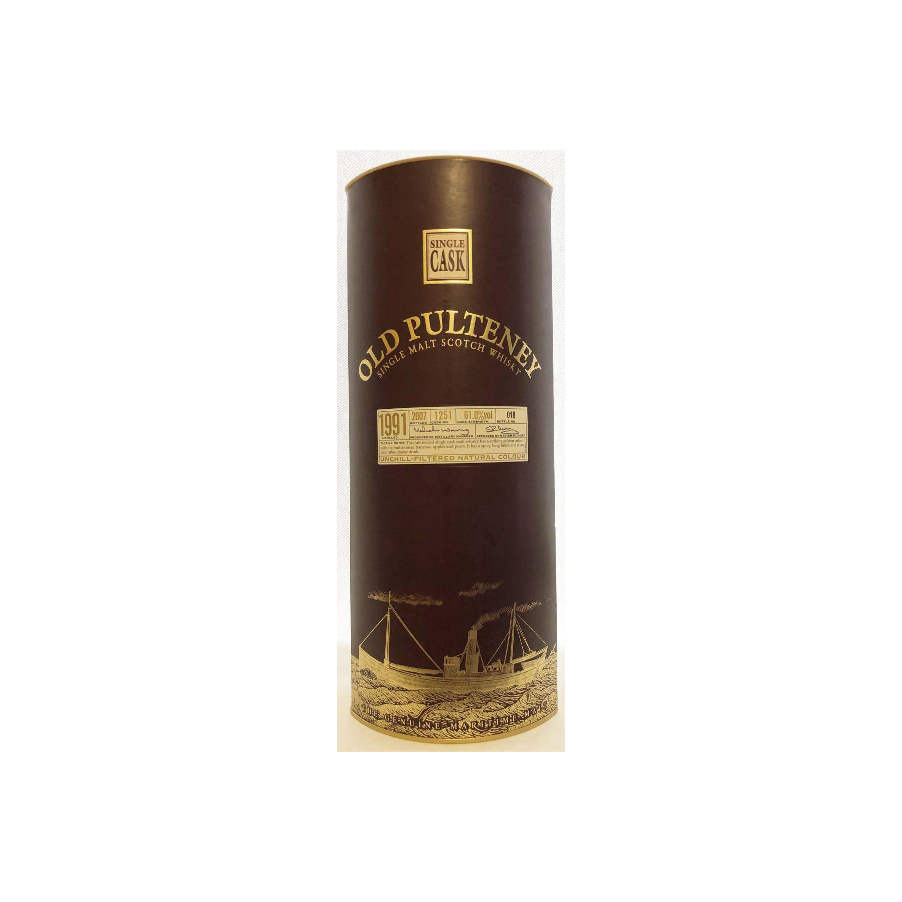 Old Pulteney Single Cask 1991 16 Years Single Malt Whisky 2