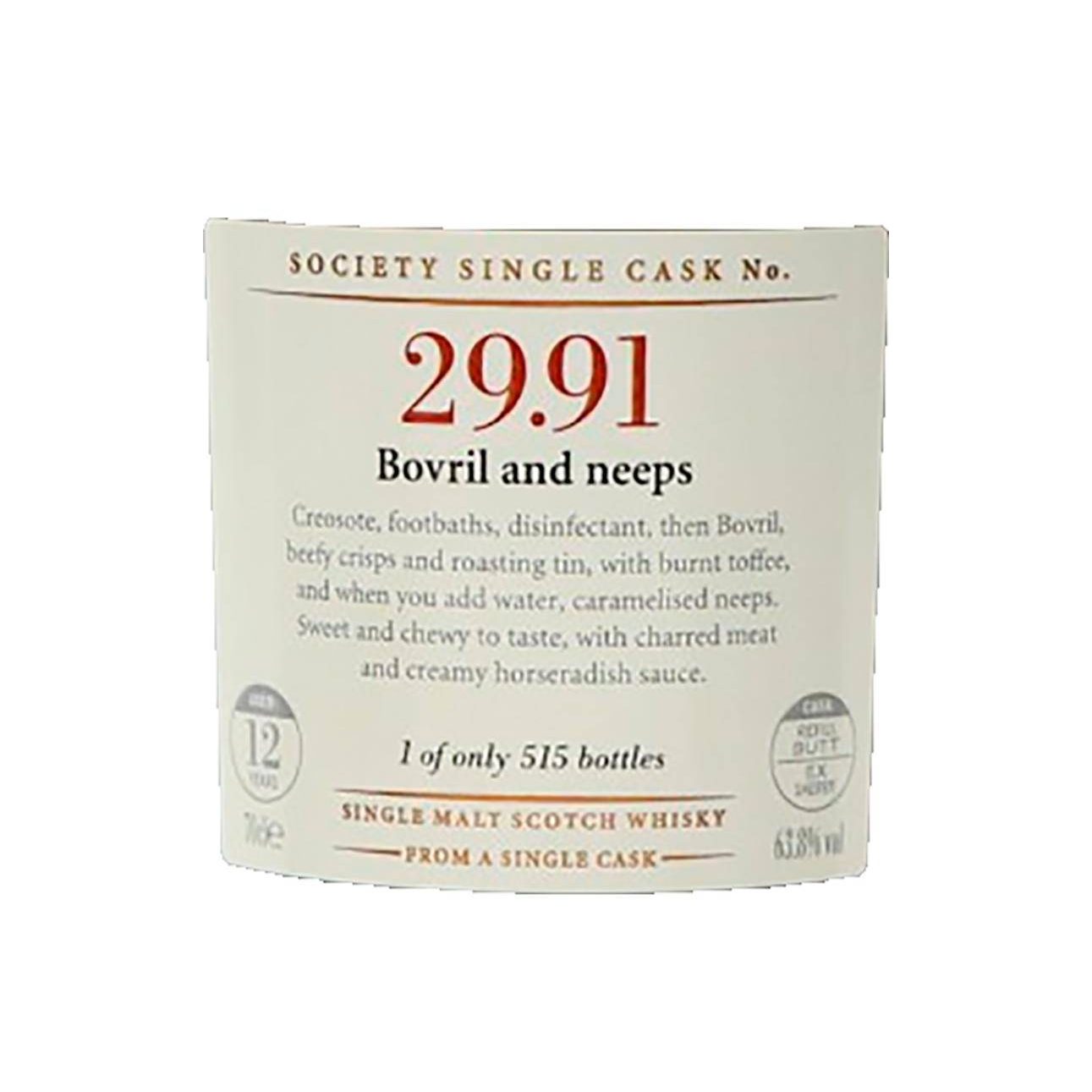 The Scotch Malt Whisky Society 1998 12 Years Single Malt Whisky 3