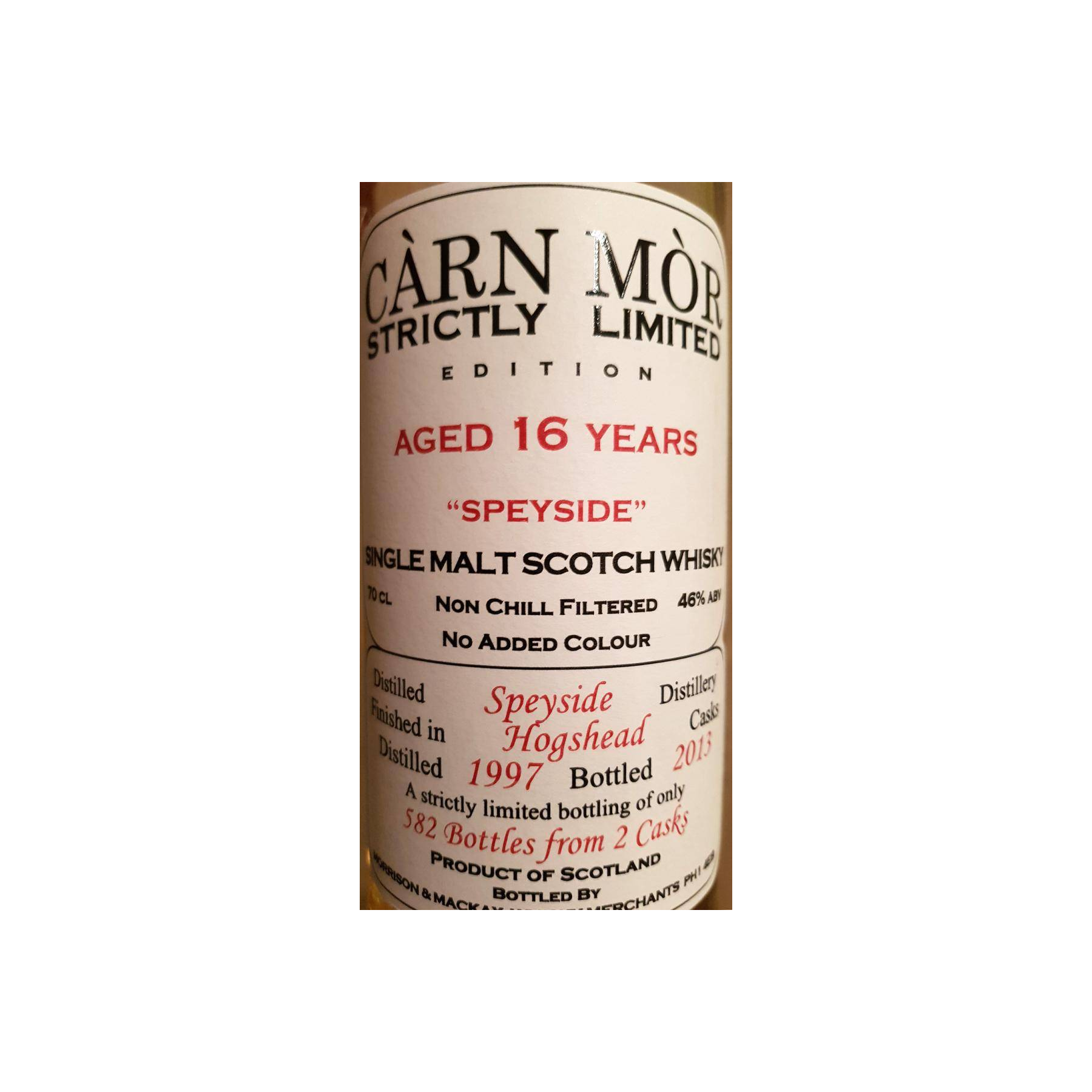 Spey 1997 16 Years Single Malt Whisky 2