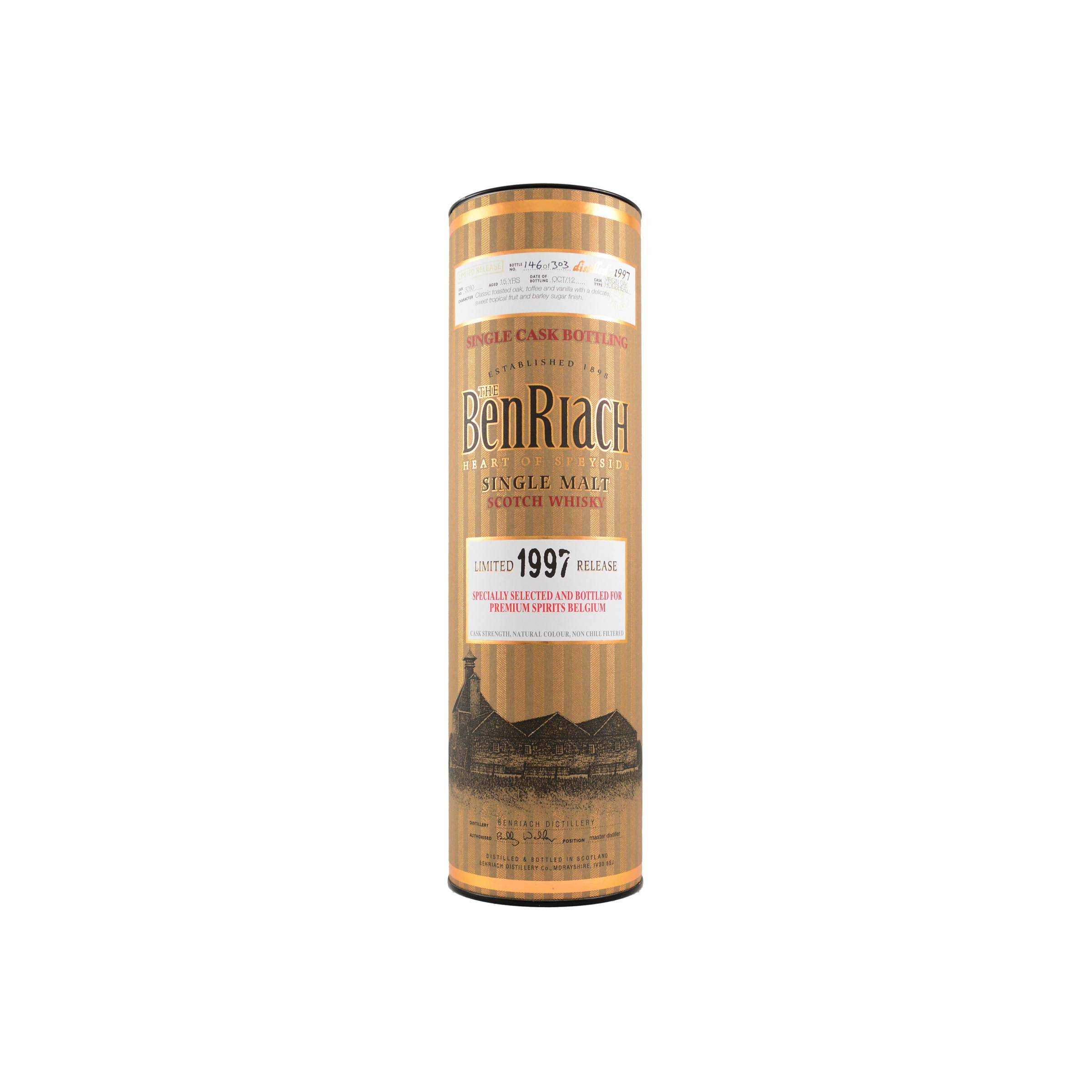 BenRiach Individual Cask Bottling 1997 15 Years Single Malt Whisky 2