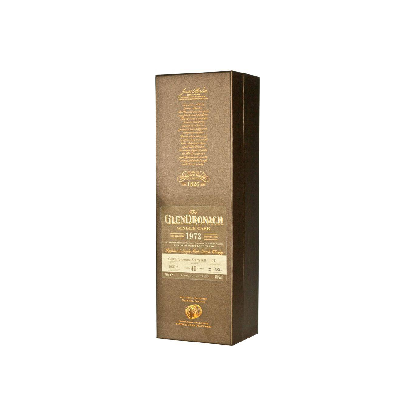 GlenDronach 1972 40 Years Single Malt Whisky 2