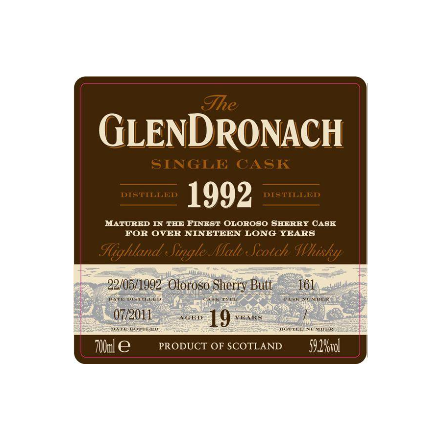 GlenDronach 1992 19 Years Single Malt Whisky 2