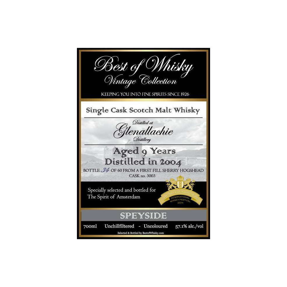 The GlenAllachie Vintage Collection 2004 9 Years Single Malt Whisky