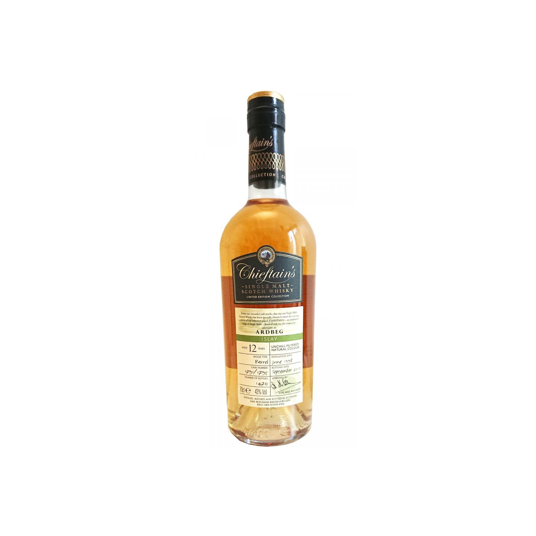 Ardbeg 1998 12 Years Single Malt Whisky